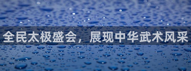 尊龙体育正规么：全民太极盛会，展现中华武术风采