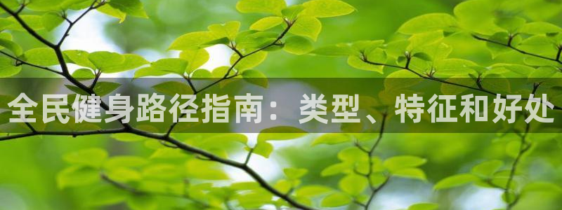 凯时k66会员登录：全民健身路径指南：类型、特征和好处