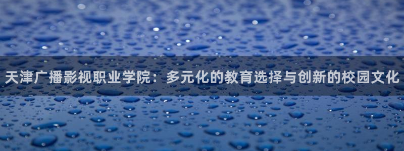 樱桃视频在线app：天津广播影视职业学院：多元化的教育选择与创新的校园文化